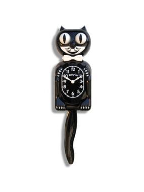 Classic Black Kitty-Cat Kit-Cat clock Kat Klock